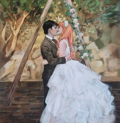 Della Vaz Artist – Live Wedding Painter